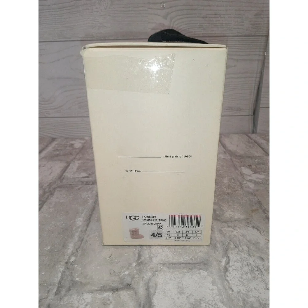 UGG‎ baby boots I Cabby 10132981 Pink Infant Size 4/5